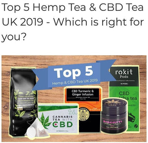 Poster - rokit wins in top 5 hemp tea & cbd tea uk 2019