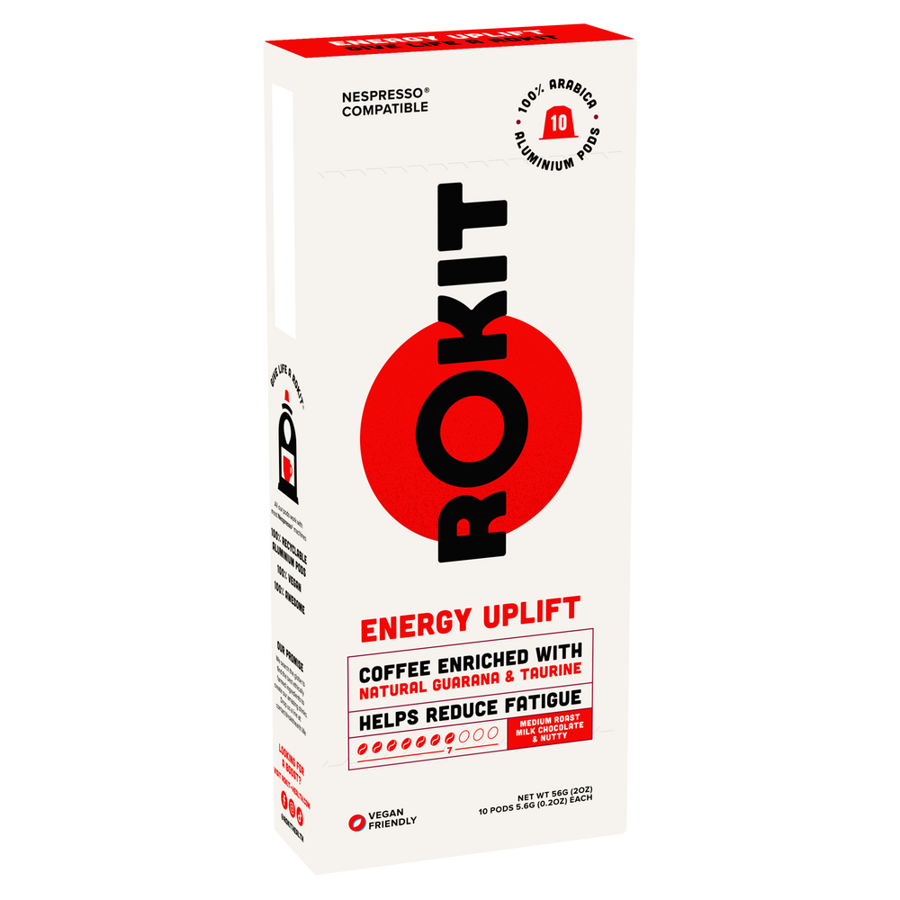 Energy Uplift Coffee - 10 Pod Pack - 20 Pod Pack - save 2% - 40 Pod Bundle - save 5% - 60 Pod Bundle - save 7%